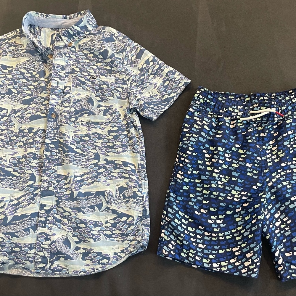 Kids Ocean Adventure Shirt and Shorts Set